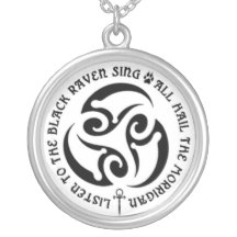 BWM - Morrigan Spiral Chant Custom Necklace
