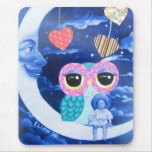 By The Light Of The Silvery Moon Mouse Pads