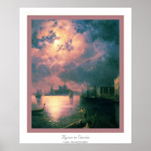 Byron in Venice~ Ivan Aivazovsky Poster