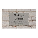 C001 BIZ - Brick Layer / Stonemason Business Cards