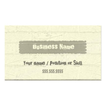 C001 BIZ crm - Brick Layer/Stonemason Textured Business Card Templates