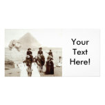 C. 1885 Americans in Egypt Customized Photo Card