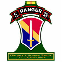 C Co, 75th Infantry Regiment - Rangers, Vietnam Acrylic Cut Out