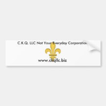 C.K.Q. LLC BUMPER STICKERS