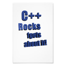 C++ Rocks FGet About It Art Photo