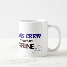Cabin Crew Powered by caffeine Coffee Mug