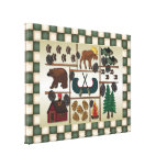 Cabin Fever Rustic Lodge Gallery Wrap Canvas