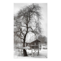 Cabin photo print