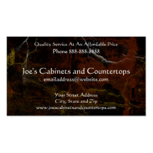 Cabinet Countertop Remodeling Business Card