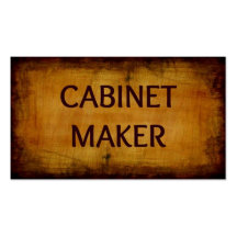 Cabinet Maker Business Card