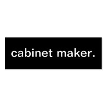Cabinet Maker Business Card