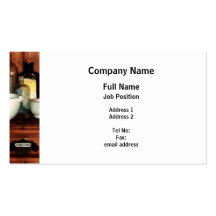 Cabinet Wity Mortar and Pestles Business Cards