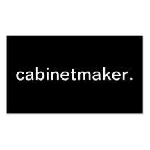 Cabinetmaker Business Card Template