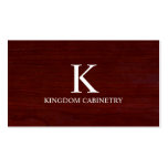 Cabinetry / Carpentry Business Card