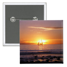 Cable Beach Sunset Pin