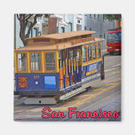Cable Car in San Francisco Fridge Magnets