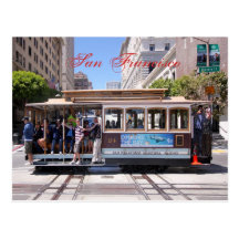 Cable Car of San Francisco Postcard