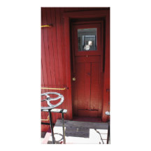 Caboose Door Photo Card