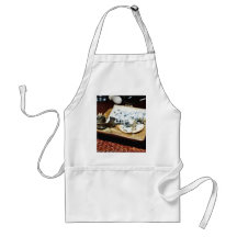 Cabrales Blue Cheese With Leaf Wrapping Aprons