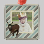 Cabrito (Patches)  Stripes Photo Ornament ornaments