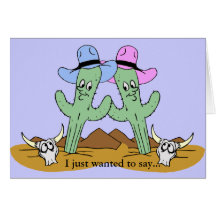 Cactus Best Friends Greeting Cards