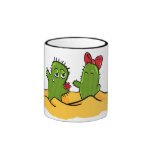 cactus flower love tea cup mugs