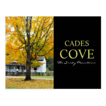Cades Cove Autumn - The Smoky Mountains Postcard