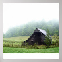 Cades Cove Barn Print