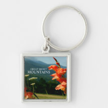 Cades Cove Iris Flowers - Great Smoky Mountains Key Chains