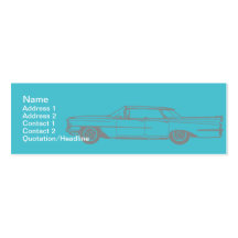 Cadillac - Skinny Business Card Templates