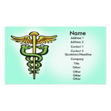 Caduceus Business Card Templates