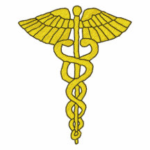Caduceus Embroidered Shirt