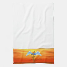 Caduceus Hand Towels