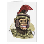 Caesar Roman Chimp Greeting Cards
