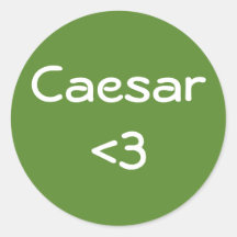 Caesar sticker