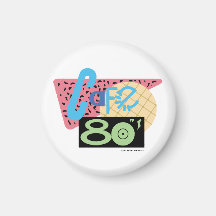 Cafe 80s fridge magnets