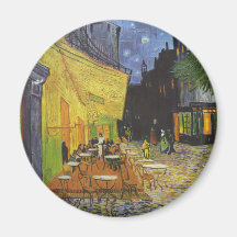 Cafe at Night by Vincent Van Gogh Refrigerator Magnet