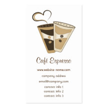 Cafe Business Card