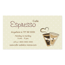 Cafe Business Card