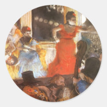Cafe Concert at Les Ambassadeurs by Edgar Degas Stickers