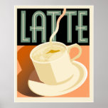 Cafe Deco Latte Print