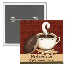 Cafe Staff Name ID Buttons