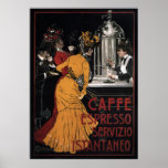 Caffe Espresso ~ Servizio Istantaneo ~ 1900 Print