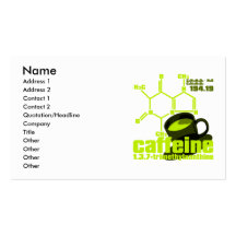 Caffeine Business Card Template