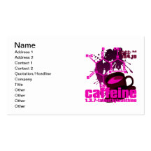 Caffeine Business Cards