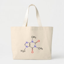 Caffeine Molecule Bags