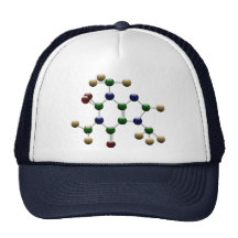 Caffeine Molecule Hat
