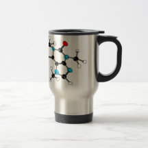 Caffeine Molecule - Reusable Travel Mug