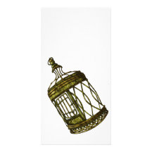 Caged Heart Custom Photo Card