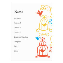 Cagey Business Card Template